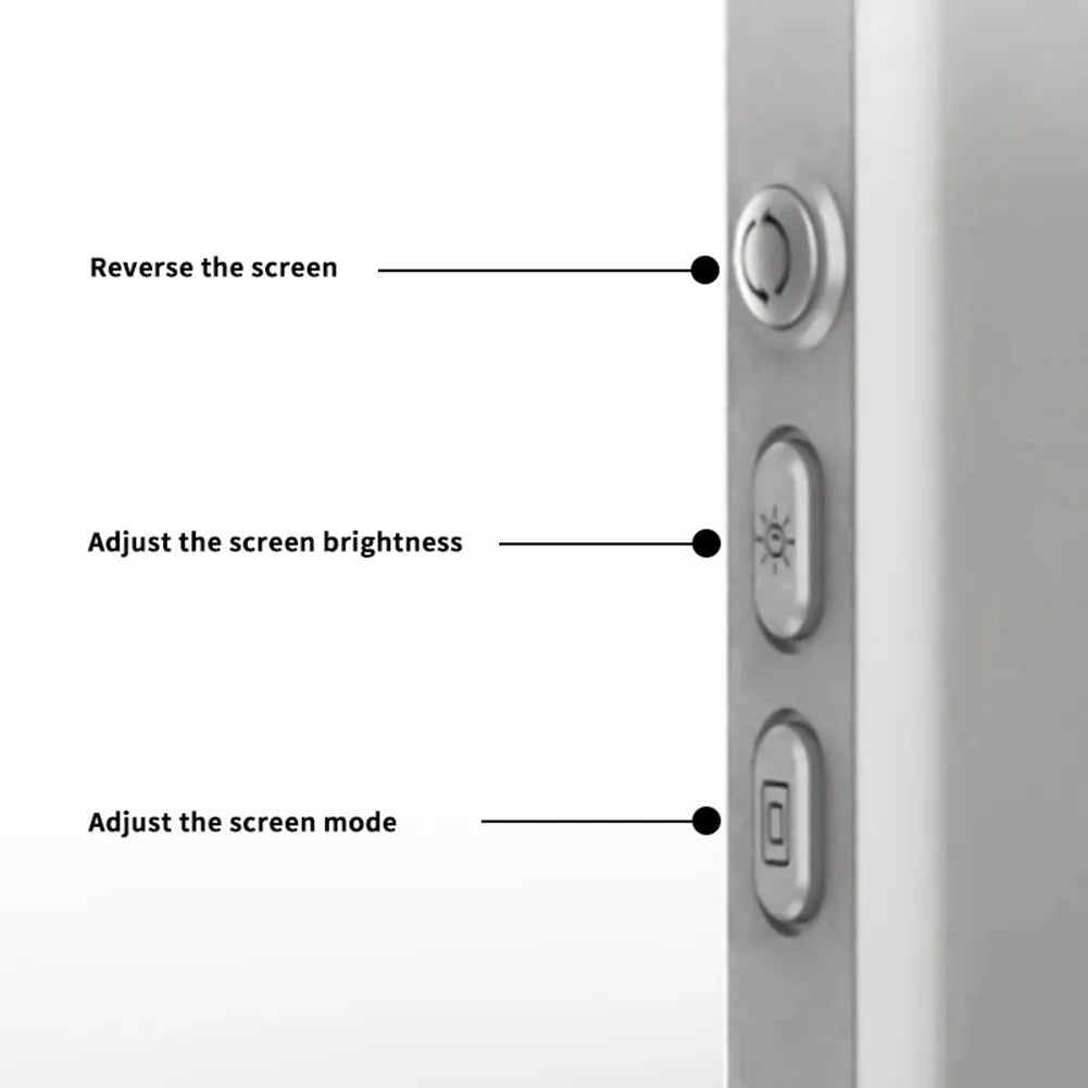 شاشة خلفية مغناطيسية للهاتف – أداة سيلفي وفلوغ احترافية، شاشة معاينة عالية الدقة، مثالية للصور والفيديو والسفر وصناعة المحتوى