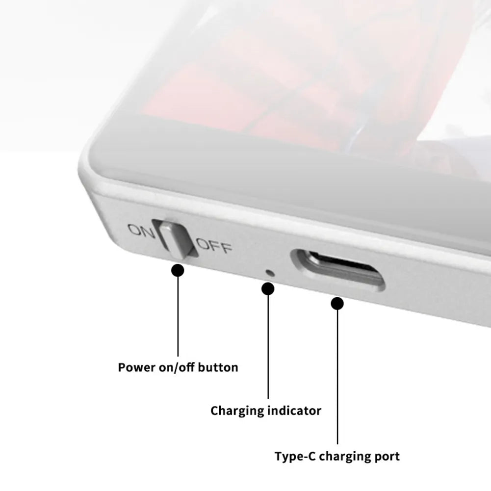 شاشة خلفية مغناطيسية للهاتف – أداة سيلفي وفلوغ احترافية، شاشة معاينة عالية الدقة، مثالية للصور والفيديو والسفر وصناعة المحتوى